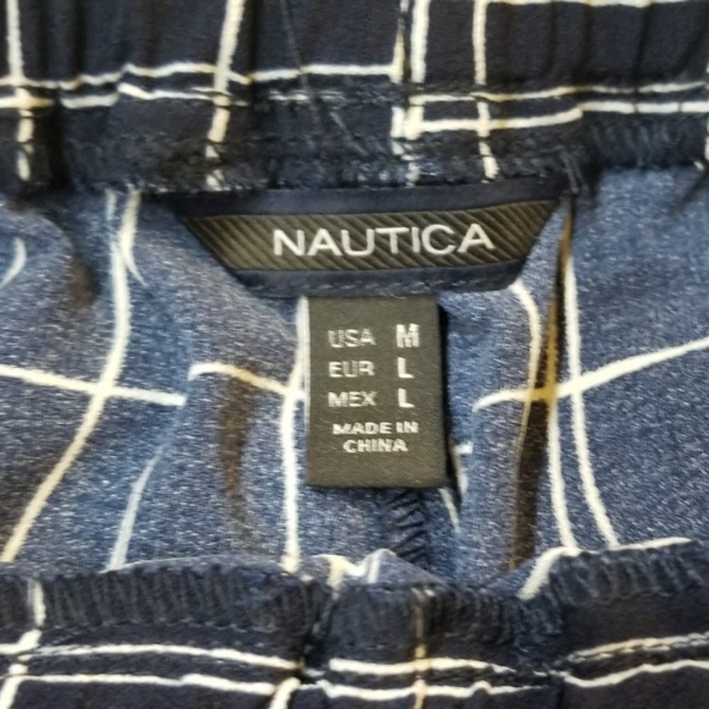 Nautica checkered dress pants in navy and white size M (31) - Picture 3 of 8